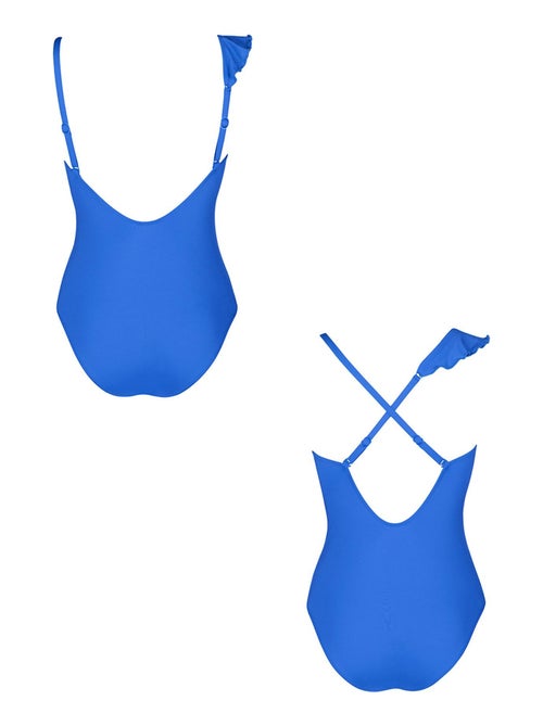 Maillot de bain une pièce échancré sans armatures multipositions kenya - Kiabi Maillot de bain une pièce échancré sans armatures multipositions kenya - Kiabi