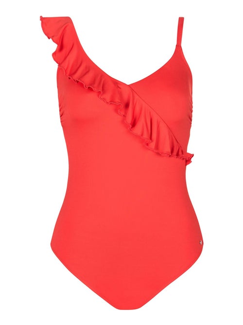 Maillot de bain une pièce échancré sans armatures multipositions kenya - Kiabi Maillot de bain une pièce échancré sans armatures multipositions kenya - Kiabi