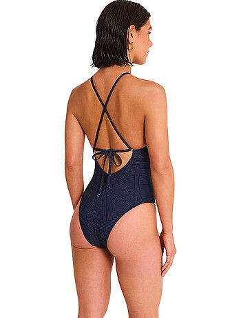 Maillot de bain une pièce encolure haute reverie