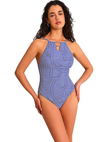 Maillot de bain une pièce encolure haute reverie