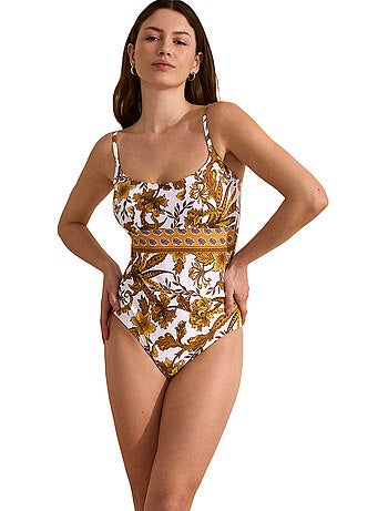 Maillot de bain une pièce préformé acanthus