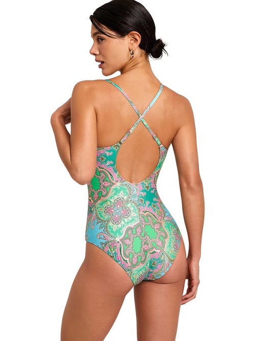 Maillot de bain une pièce préformé boheme - Kiabi Maillot de bain une pièce préformé boheme - Kiabi