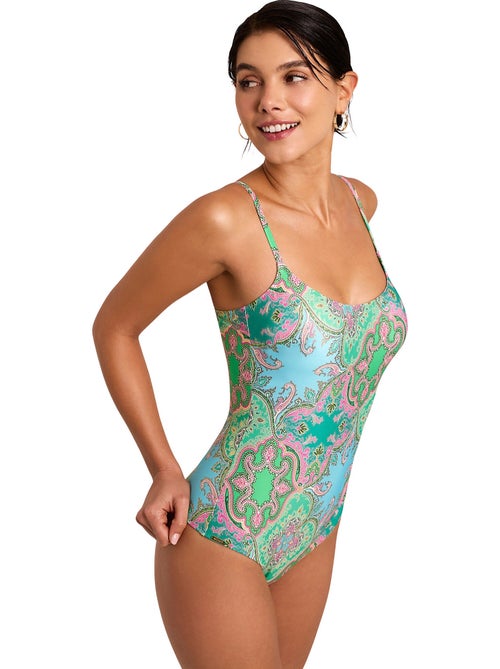 Maillot de bain une pièce préformé boheme - Kiabi Maillot de bain une pièce préformé boheme - Kiabi