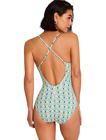 Maillot de bain une pièce préformé kaleido