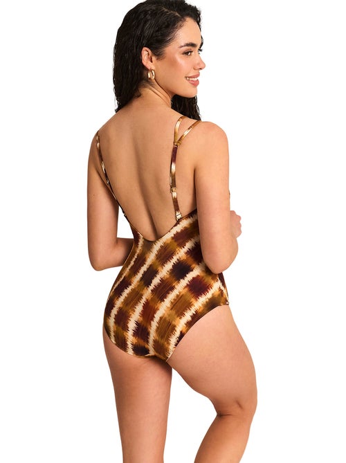 Maillot de bain une pièce préformé magma - Kiabi