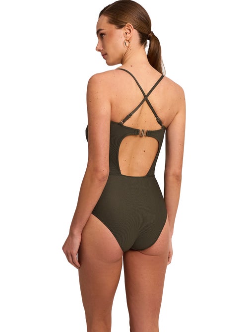 Maillot de bain une pièce préformé sans armatures solstice - Kiabi Maillot de bain une pièce préformé sans armatures solstice - Kiabi