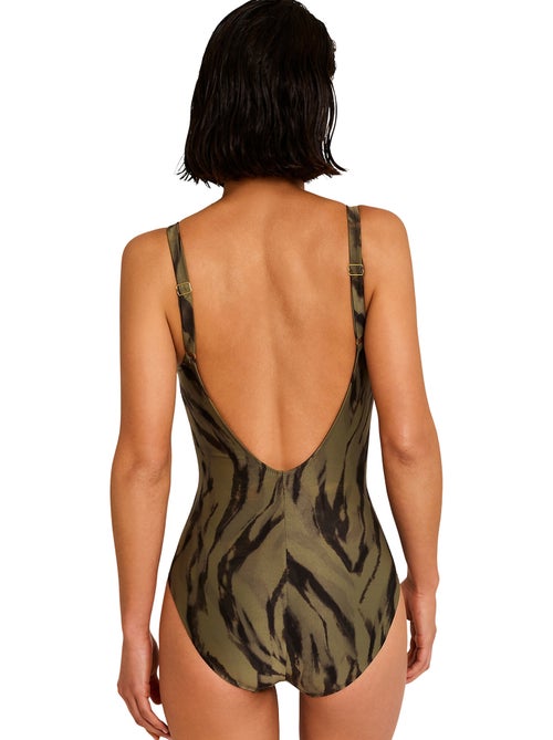 Maillot de bain une pièce préformé sculptant savage - Kiabi Maillot de bain une pièce préformé sculptant savage - Kiabi