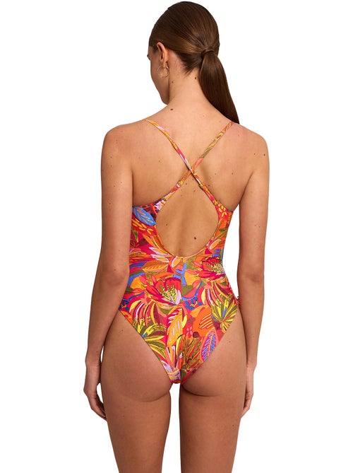 Maillot de bain une pièce préformé sunset - Kiabi Maillot de bain une pièce préformé sunset - Kiabi