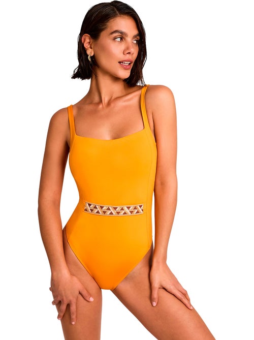 Maillot de bain une pièce sculptant armaturé duna - Kiabi Maillot de bain une pièce sculptant armaturé duna - Kiabi