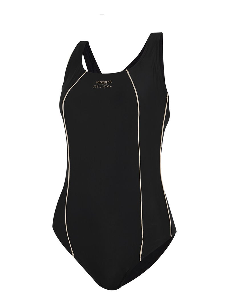 Maillot de bain une pièce sport tech st7 Noir - Kiabi