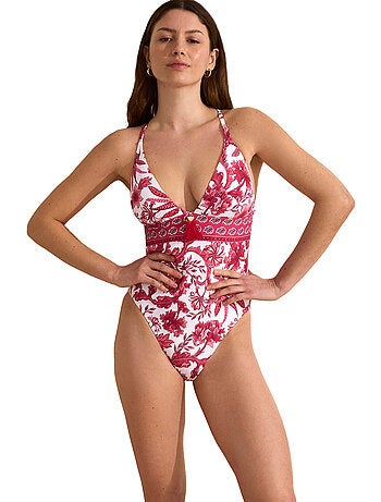 Maillot de bain une pièce triangle préformé acanthus