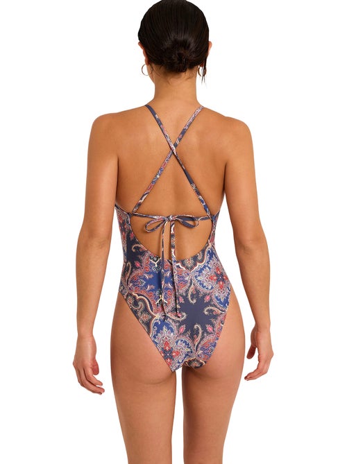 Maillot de bain une pièce triangle préformé boheme - Kiabi