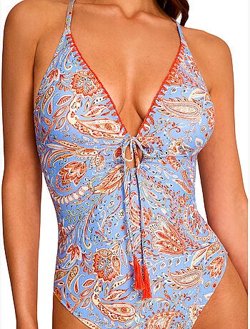 Maillot de bain une pièce triangle préformé mirage