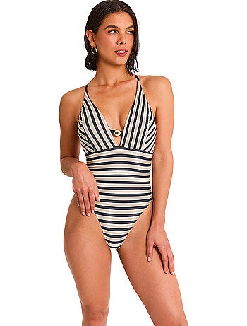 Maillot de bain une pièce triangle préformé sailor