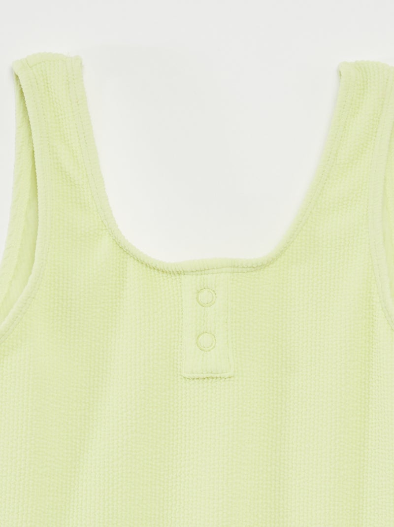 Maillot de bain uni - 1 pièce VERT - Kiabi