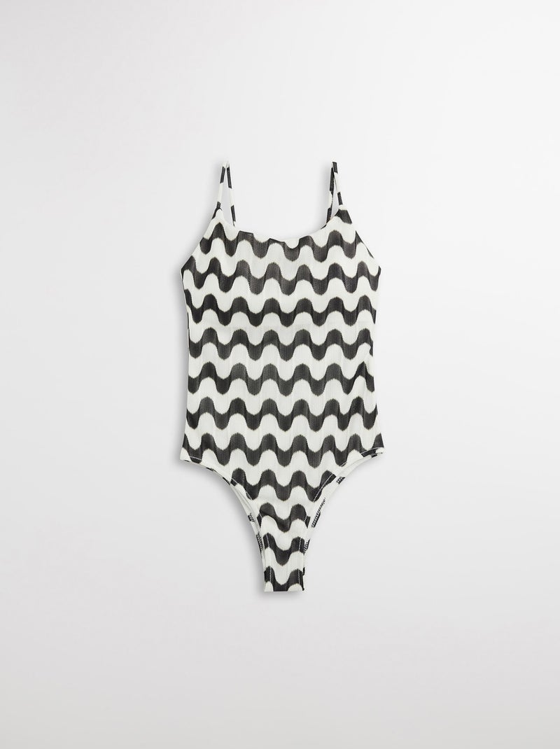 Maillot de bain Waves MO Fashion Noir - Kiabi