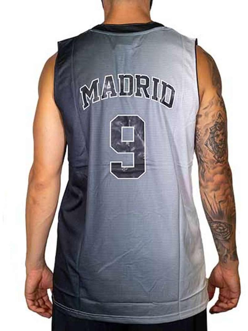 Maillot de basketball Homme Sport Zone Gris Argenté - Kiabi