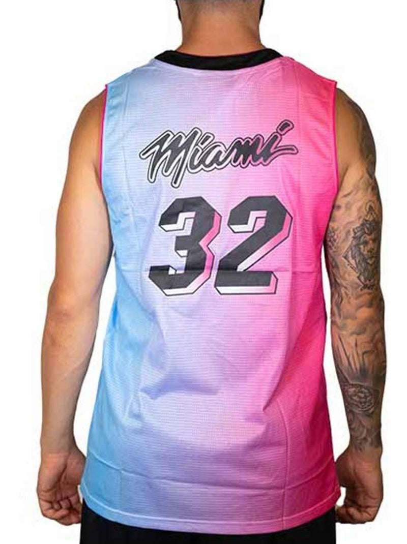 Maillot de basketball Homme Sport Zone Rose - Kiabi