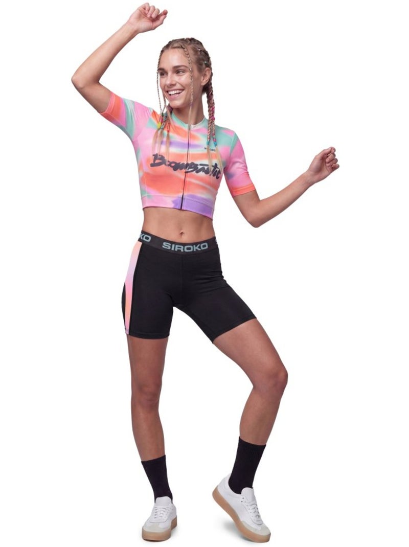 Maillot de cyclisme cropped femme boombastic femme bbc m8-w boom crop Orange - Kiabi