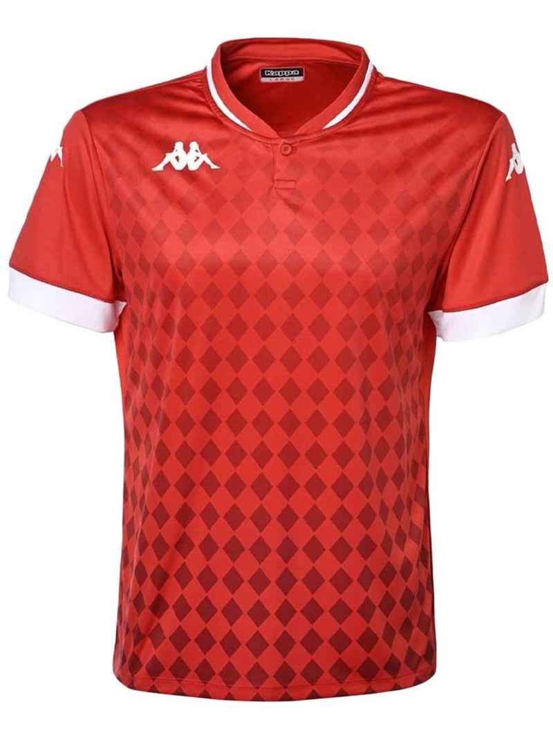 Maillot de sport homme kappa Rouge - Kiabi