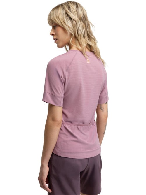 Maillot manches courtes cyclotourisme femme cyclisme femme map - Kiabi