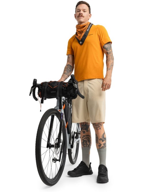 Maillot manches courtes cyclotourisme homme cyclisme homme pilgrim - Kiabi