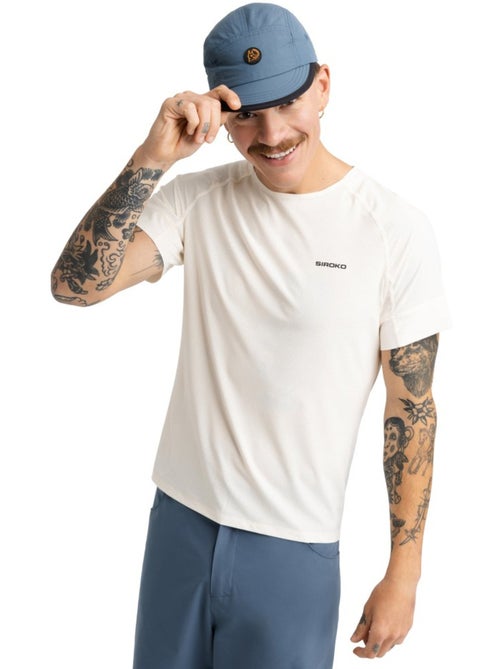 Maillot manches courtes cyclotourisme homme cyclisme homme pilgrim sand - Kiabi