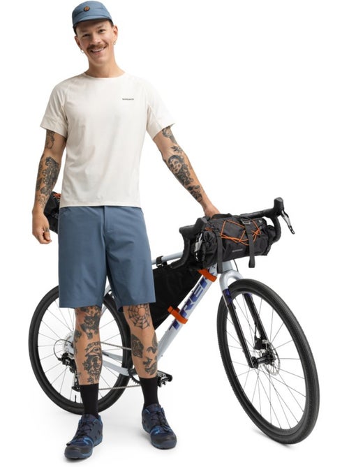 Maillot manches courtes cyclotourisme homme cyclisme homme pilgrim sand - Kiabi