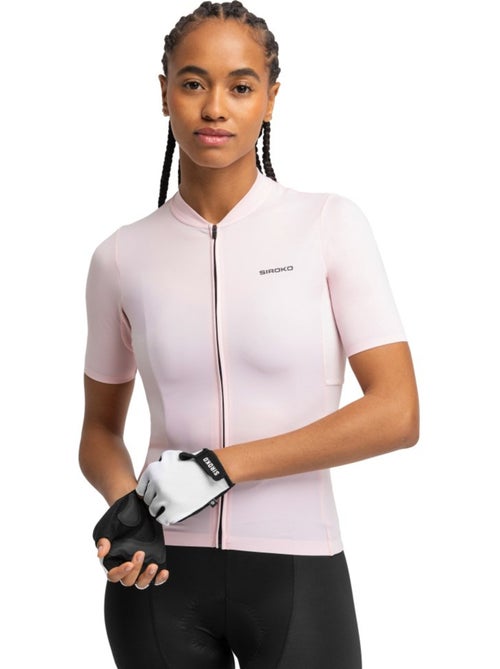 Maillot vélo manches courtes en tissu recyclé femme cyclisme femme m6r mercury - Kiabi