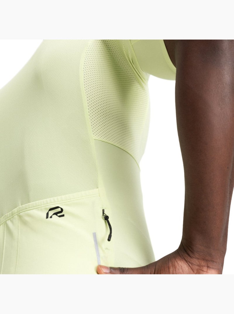 Maillot vélo manches courtes en tissu recyclé homme cyclisme homme m6r filter Vert - Kiabi