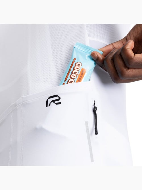 Maillot vélo manches courtes en tissu recyclé homme cyclisme homme m6r vent - Kiabi