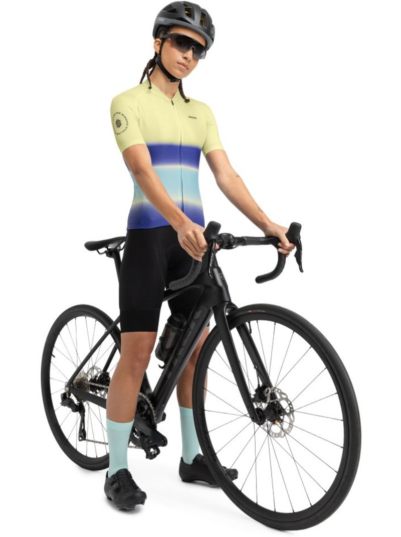Maillot vélo manches courtes femme cyclisme femme m2 bora Vert - Kiabi