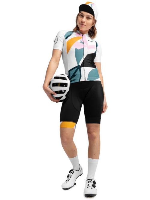 Maillot vélo manches courtes femme cyclisme femme m2 pinerolo - Kiabi