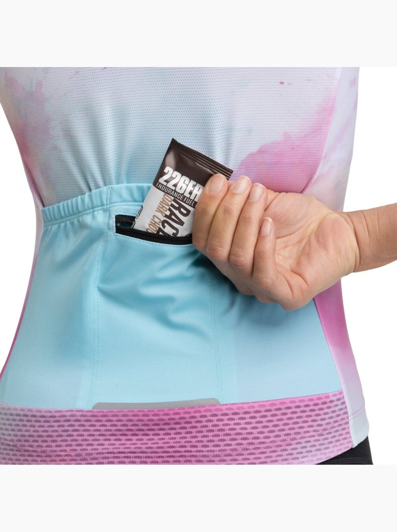 Maillot vélo manches courtes femme cyclisme femme m2 venturi Blanc - Kiabi