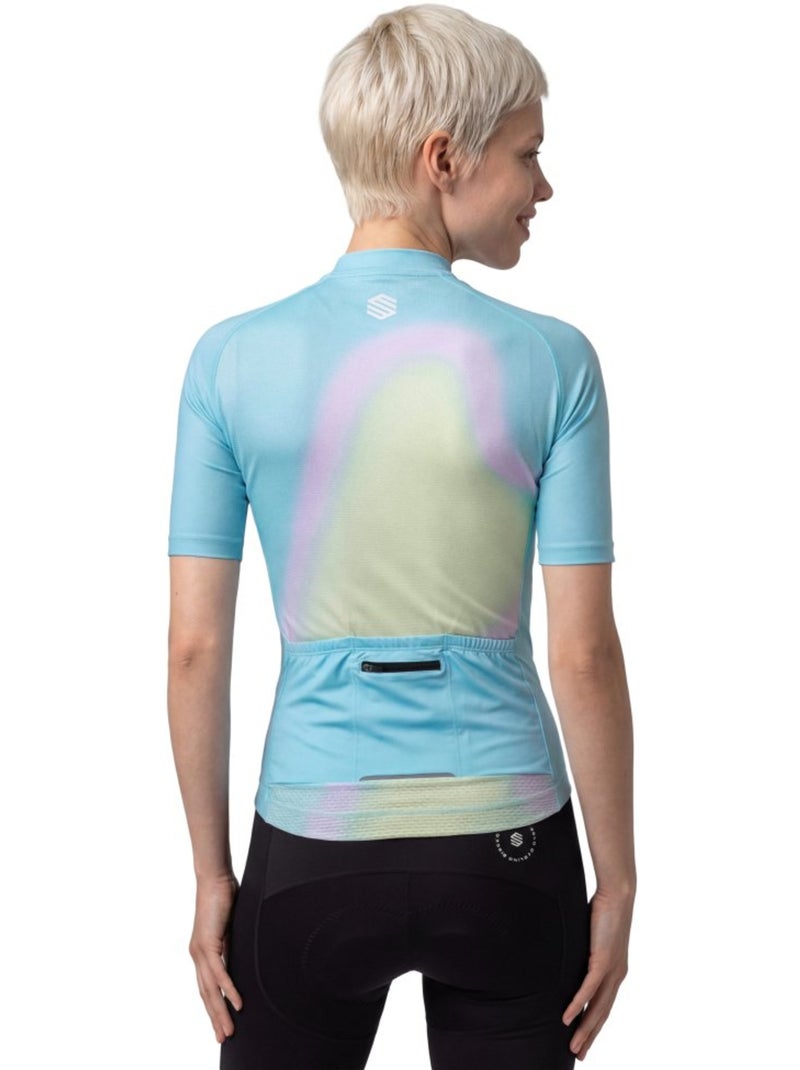 Maillot vélo manches courtes femme cyclisme femme m2-w nrc Bleu - Kiabi