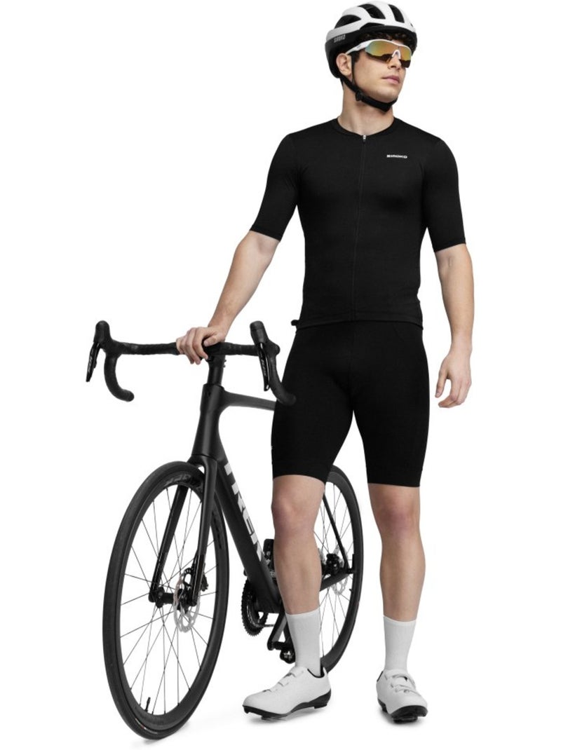 Maillot vélo manches courtes homme cyclisme homme core pordoi Noir - Kiabi