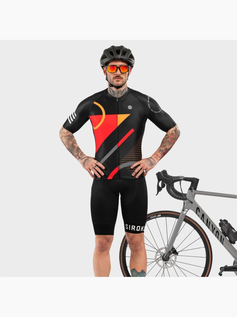 Maillot vélo manches courtes homme cyclisme homme m2 colorado Noir - Kiabi