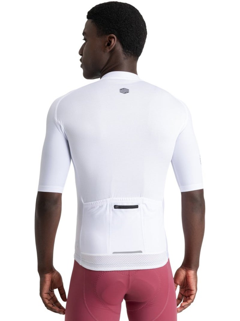 Maillot vélo manches courtes homme cyclisme homme m2 loud Blanc - Kiabi