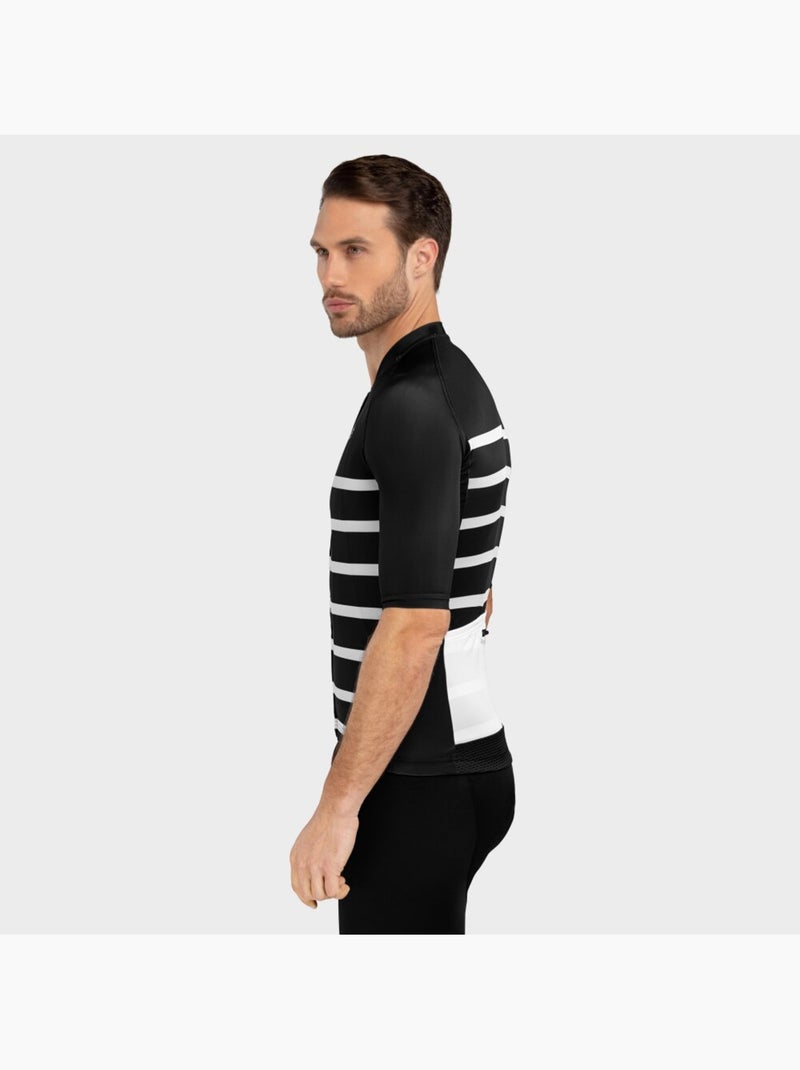 Maillot vélo manches courtes homme cyclisme homme m2 moors Noir - Kiabi