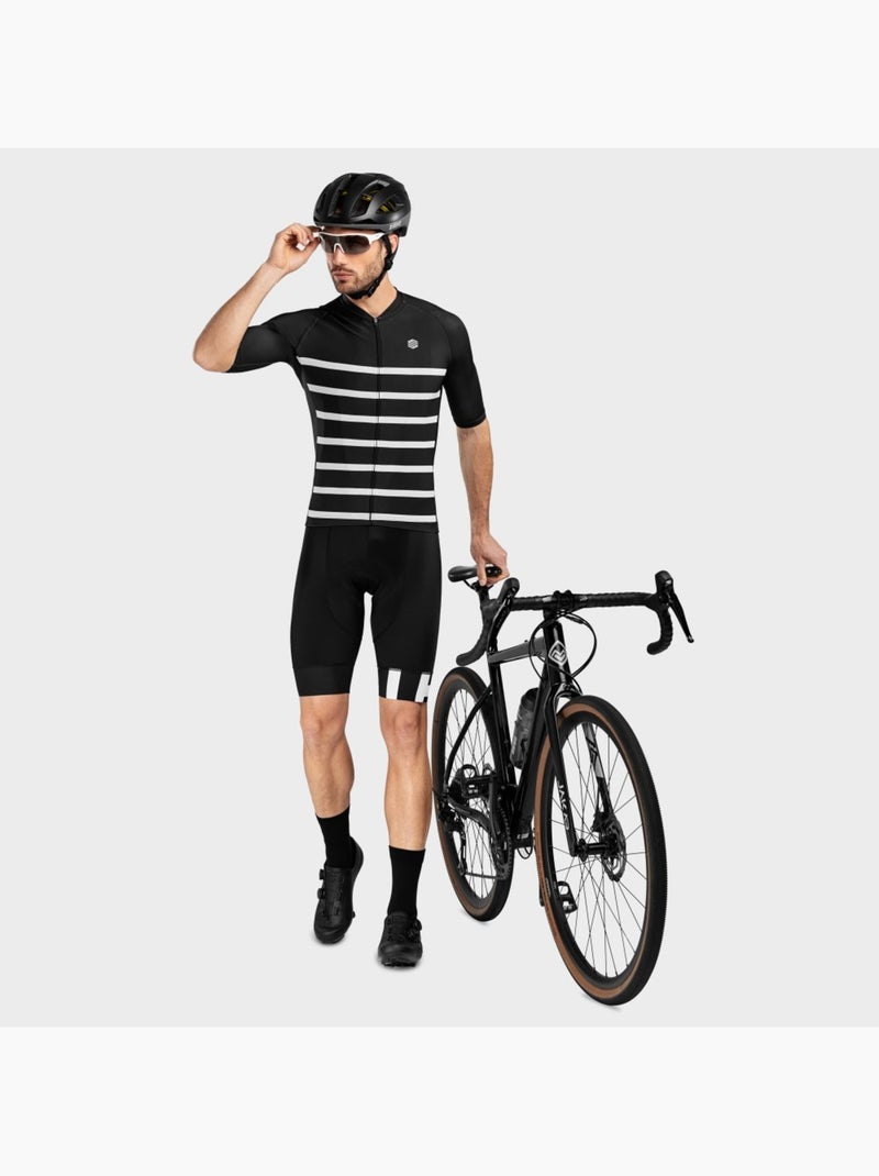 Maillot vélo manches courtes homme cyclisme homme m2 moors Noir - Kiabi