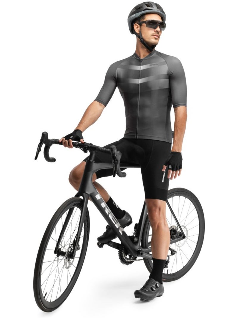 Maillot vélo manches courtes homme cyclisme homme m2 morcuera Noir - Kiabi
