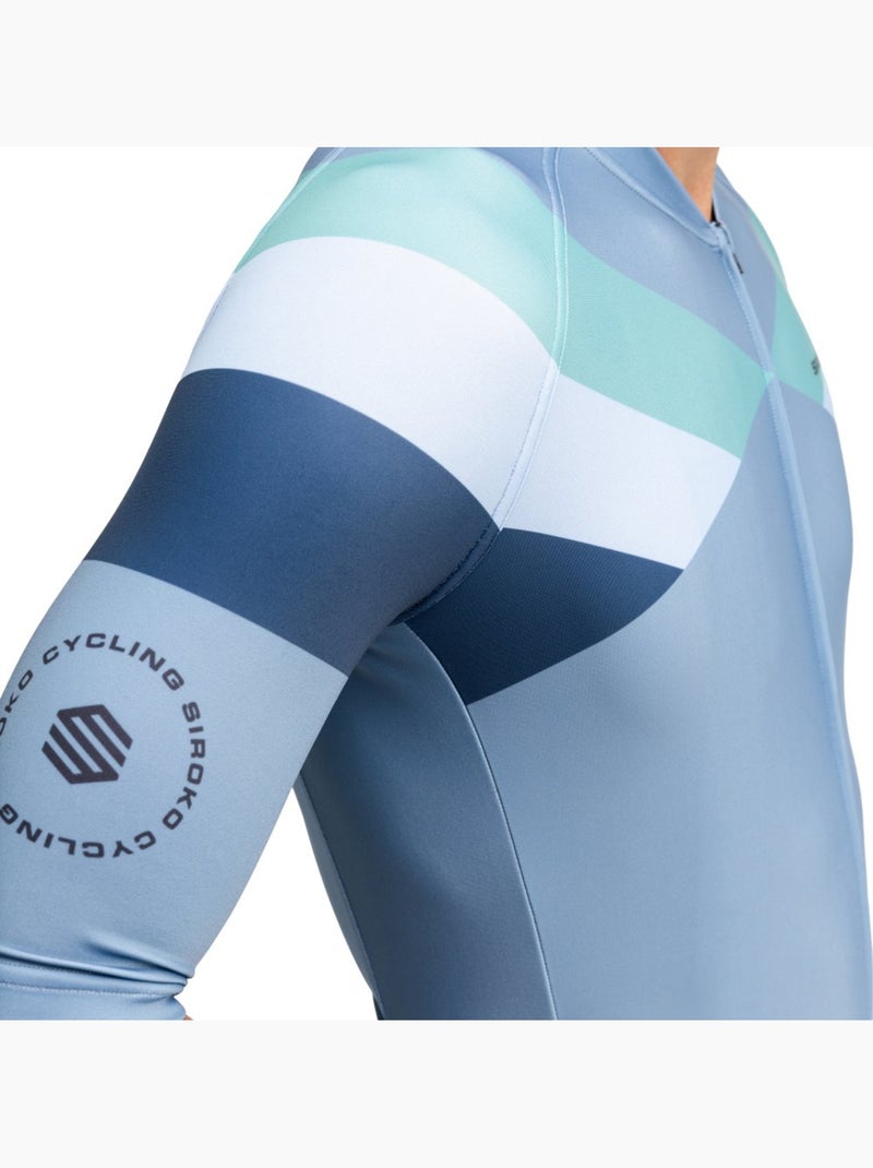 Maillot vélo manches courtes homme cyclisme homme m2 susten Bleu - Kiabi