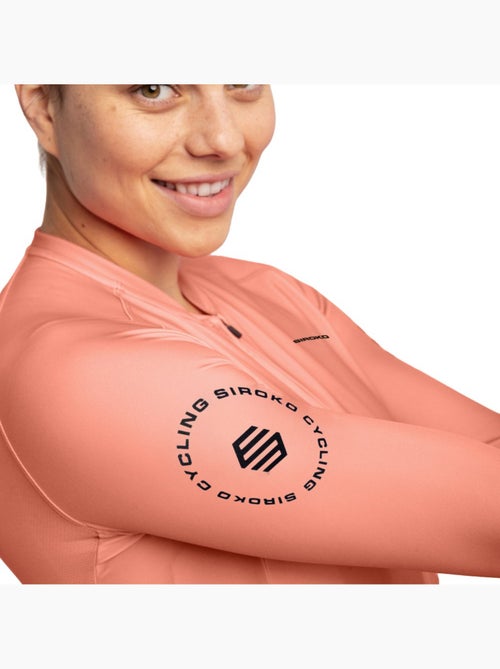 Maillot vélo manches longues femme cyclisme femme m2 ardenas - Kiabi