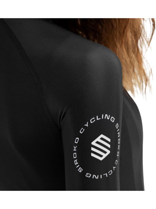 Maillot vélo manches longues femme cyclisme femme m2 eclipse - Kiabi