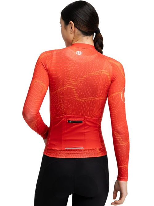 Maillot vélo manches longues femme cyclisme femme m2-w glandon - Kiabi