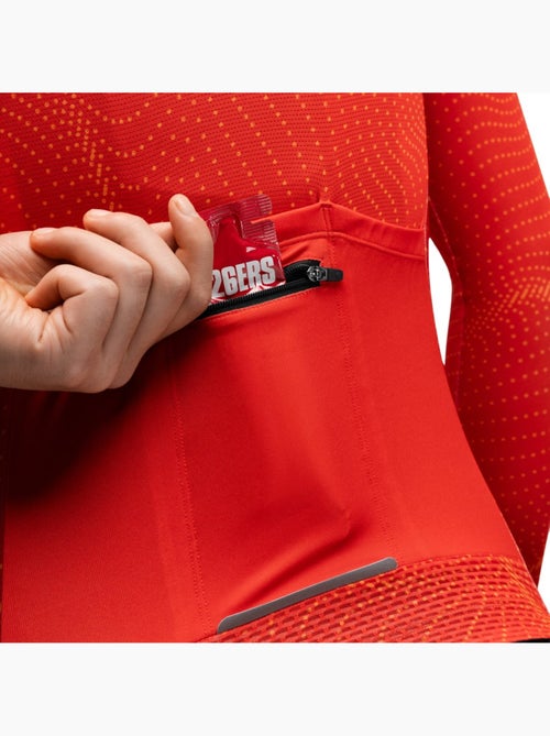 Maillot vélo manches longues femme cyclisme femme m2-w glandon - Kiabi