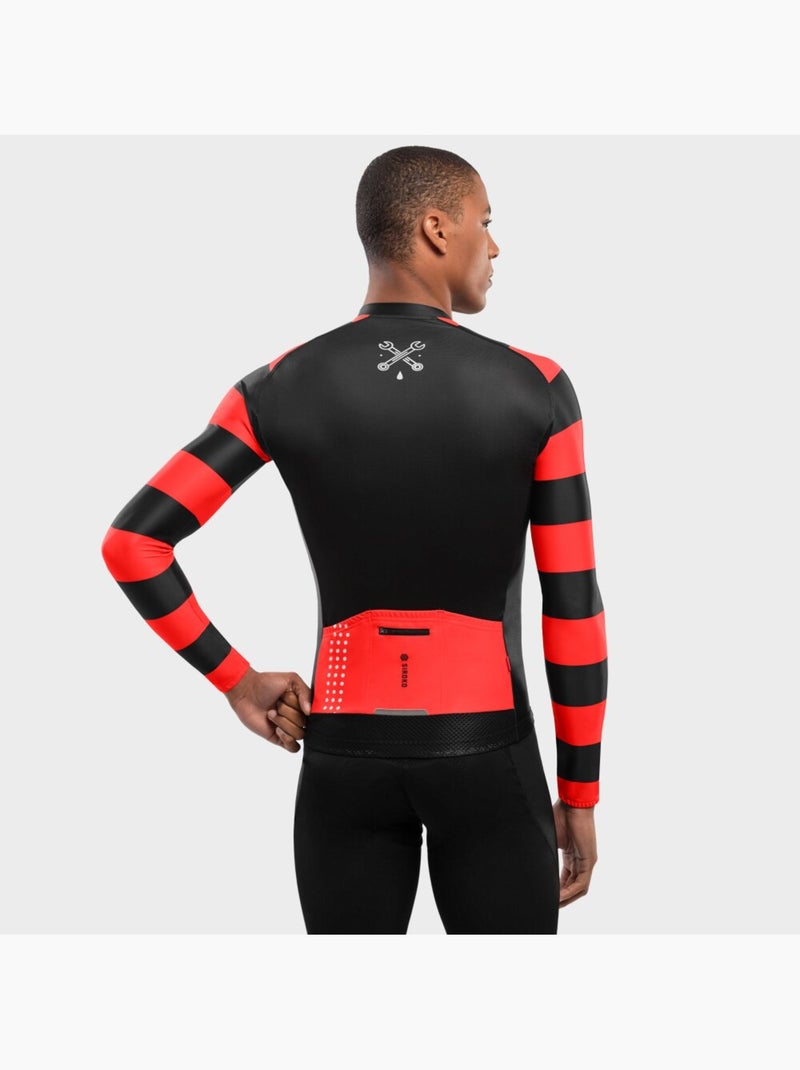 Maillot vélo manches longues homme cyclisme homme m2 rider Noir - Kiabi