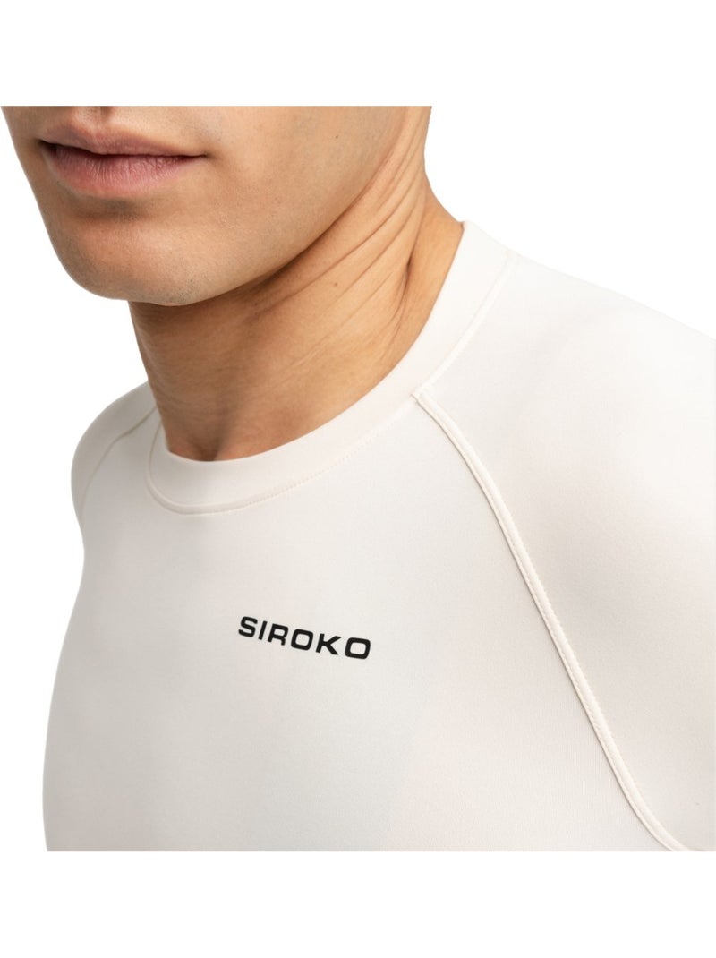 Maillot vélo manches longues sans zip homme homme m9 scanuppia Beige - Kiabi