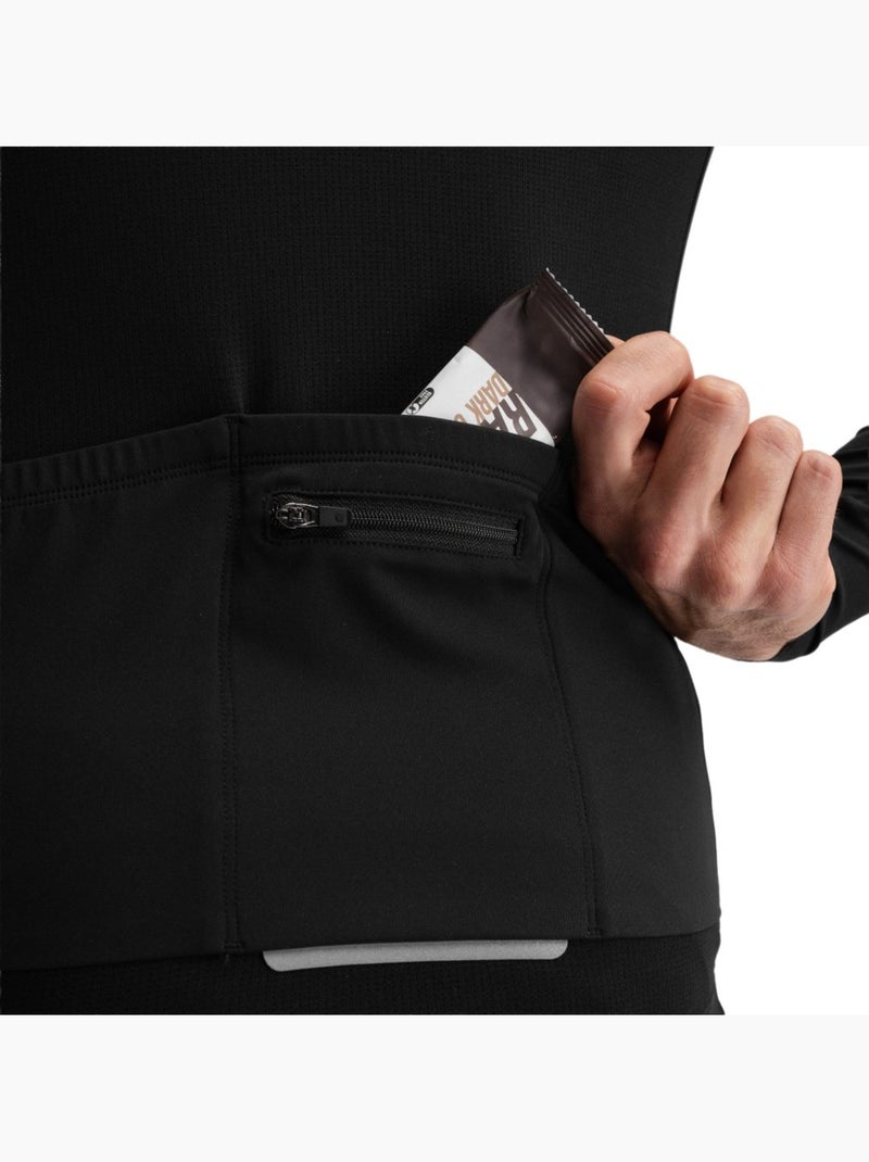 Maillot vélo manches longues sans zip homme homme m9 scanuppia Noir - Kiabi