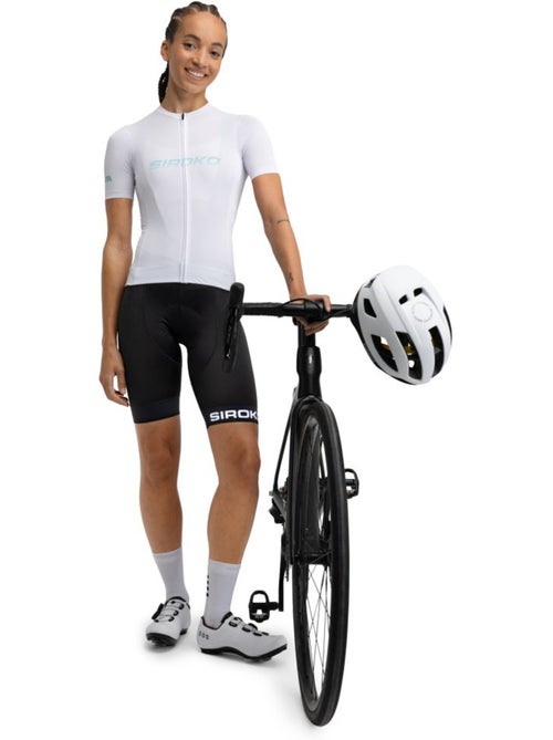 Maillot vélo mesh manches courtes femme cyclisme femme m8 luna - Kiabi